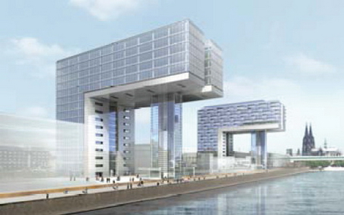 здания-краны, проект Bothe Richter Teherani Architects BDA и Linster Architects