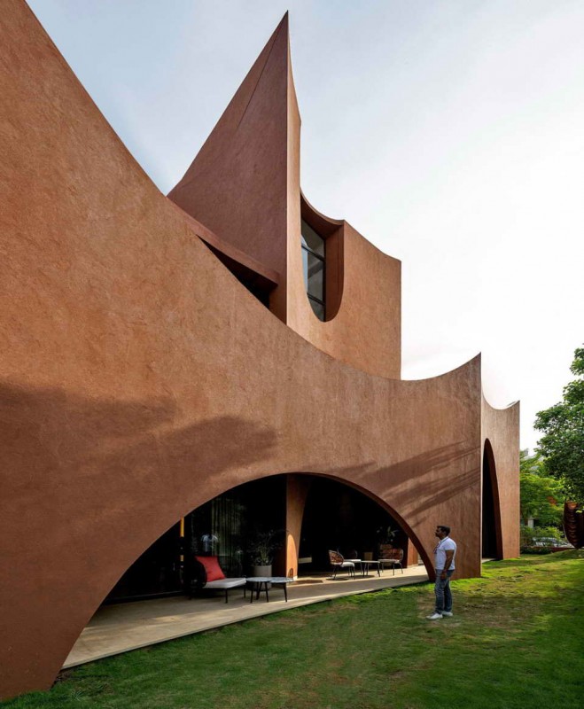 фасад во двор, Sanjay Puri Architects