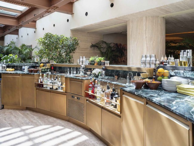 фасады рабочей секции. Six Senses Rome