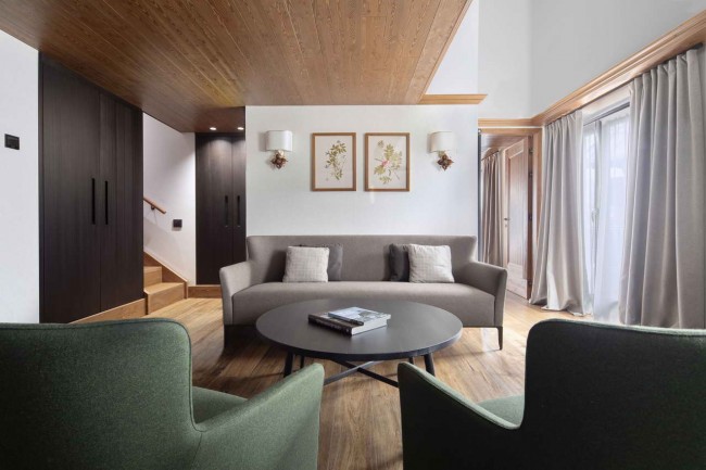 гостиная в номере Tofane Suite, Flaviano Capriotti Architetti