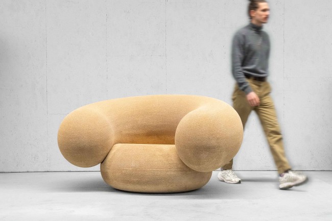 кресло из econitWood, дизайн Harry Thaler