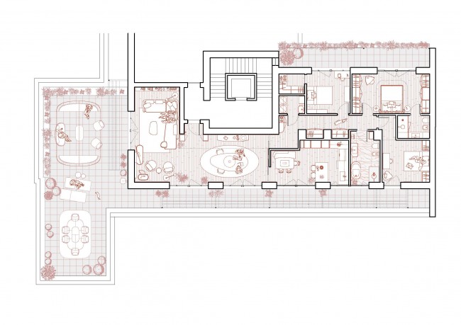 план квартиры Walnut White