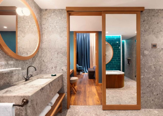 санузел в номере Tofane Suite, Flaviano Capriotti Architetti