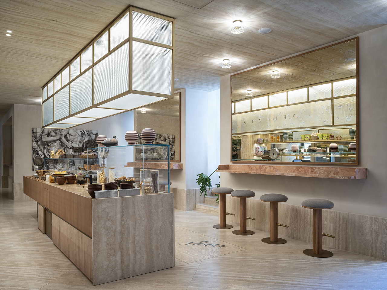 прилавок с кондитерскими изделиями, Six Senses Rome