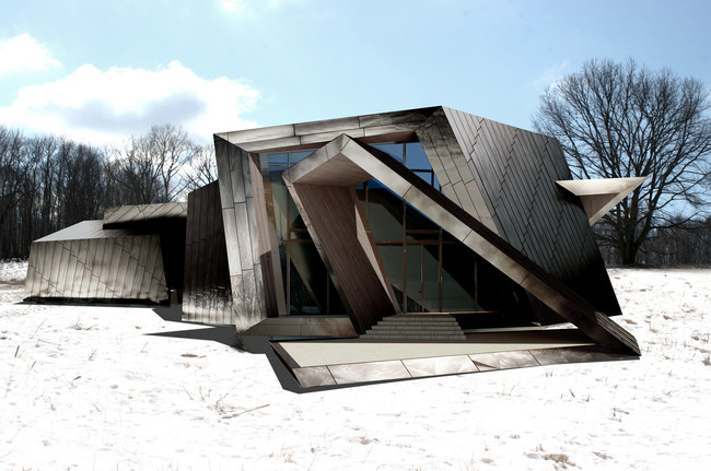 загородный дом в Коннектикуте, архитектор Даниэль Либескинд (Daniel Libeskind)