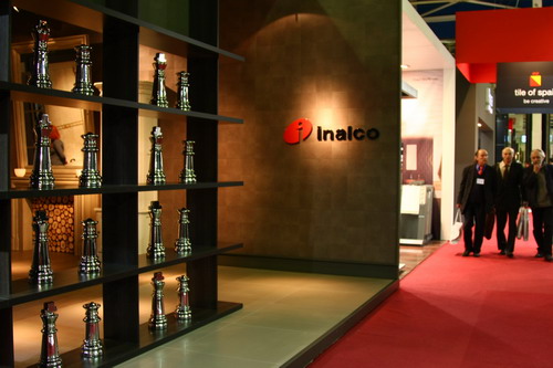 Строительная выставка Mosbuild-2009, стенд компании Inalco (керамическая плитка)