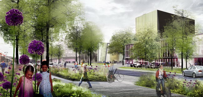 конкурсный проект OKRA Landscape Architects