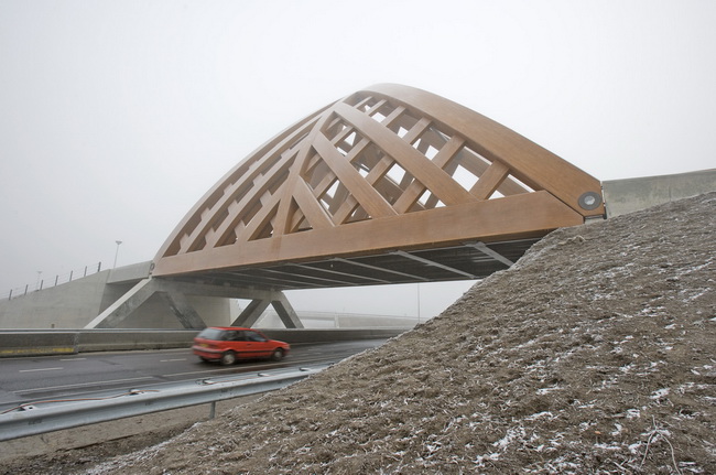  дорожный мост в городе Sneek, Голландия, архитектурное проектирование - onix