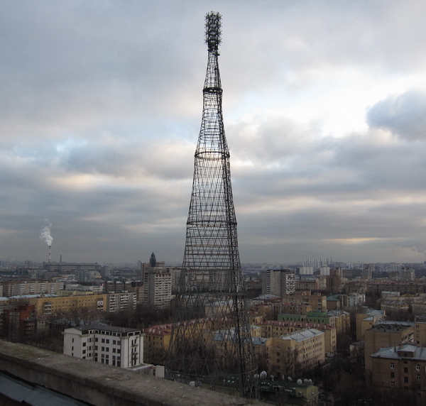 фотография башни Шухова в Москве