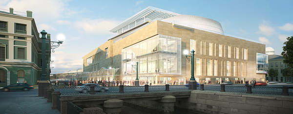 новая сцена Мариинского театра, проект Diamond Schmitt Architects, визуализация