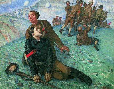Петров-Водкин, Смерть комиссара