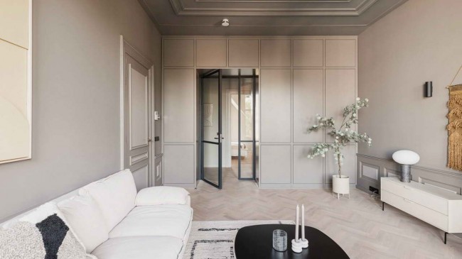 серая гостиная,  Bureau Fraai