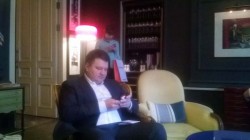президент ФСК «Лидер» Владимир Воронин перед пресс-конференцией