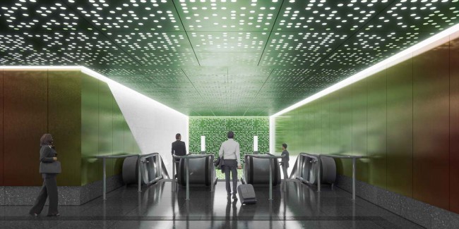 зона эскалаторов, DDD Architects