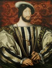 портрет Франциска Первого, художник Жан Клуэ, 1525 г. Лувр