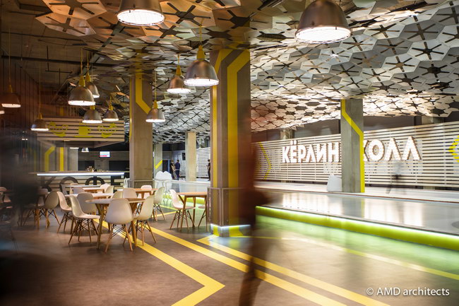 кафе в зале для керлинга