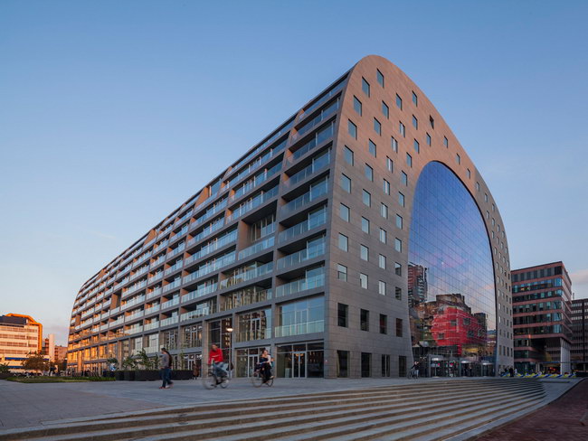 здание Markethall в Роттердаме, архитектурное проектирование MVRDV