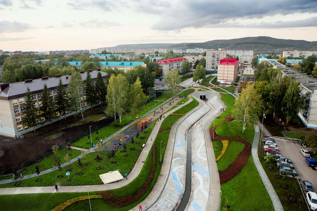 парк Шамсинур в Алметьевске