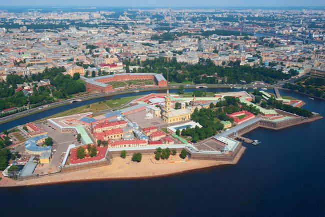 Санкт-Петербург с высоты птичьего полета