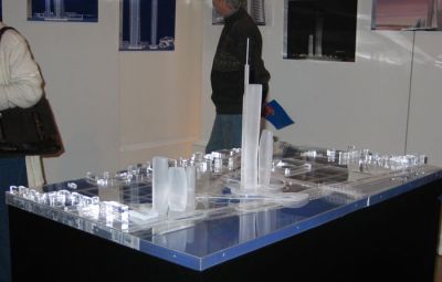 Макет Фуксас
Макет небоскреба, архитектор Фуксас. Фото Left Box

