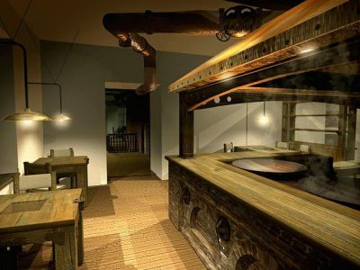 Тразитная зона в баре "Olde Lubek"
