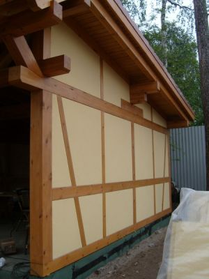 fachwerk,  зашитая конструкция гаража www.fachwerk.spb.ru
Фахверковая конструкция гаража
Keywords: fachwerk