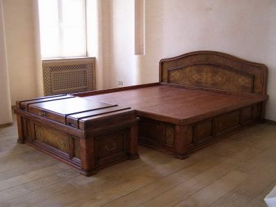 Авторская разработка кровати с сундуком
