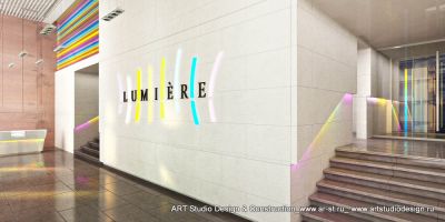 Входная зона жилого комплекса Lumiere
ART Studio Design & Construction была выбрана для создания интерьера входной зоны жилого комплекса Lumiere в Петербурге. Необычный дом на Петроградской стороне, сдержанный в стиле фасадов, но яркий и неординарный в оформлении внутреннего пространства и двора. Проект с таким «характером» требовал нестандартного решения и для холла.  
Keywords: дизайн-проект от ART Studio Design & Construction