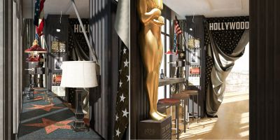 Кафе «Hollywood»
В самом сердце города Пермь на Комсомольском проспекте располагается кинотеатр «Кристалл IMAX». В здании кинотеатра уже есть несколько небольших баров и кафе, но наши заказчики решили создать уникальное место, разительно отличающееся от многих других.
Keywords: дизайн кафе, дизайн интерьера, дизайн проект, дизайн студия петербург