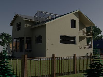 TW-L-HOUSE
боковой т дворовый фасады
